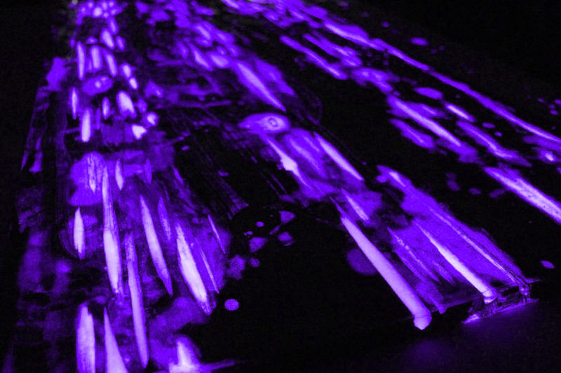 epodex glowinthedark epoxidharz purple